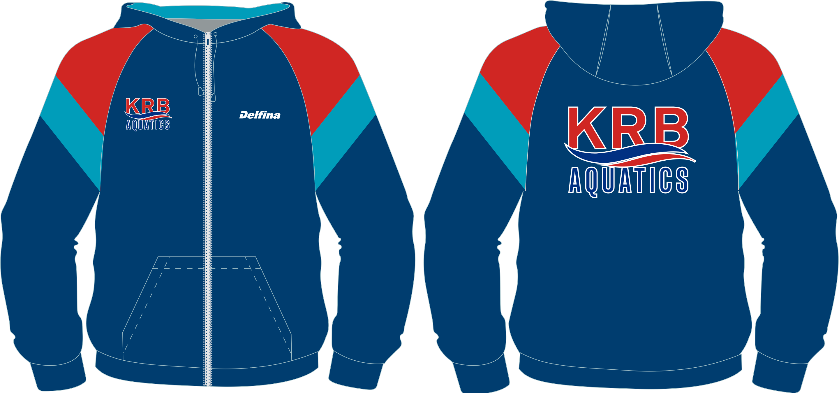 KRB Swim Zip Hoodie