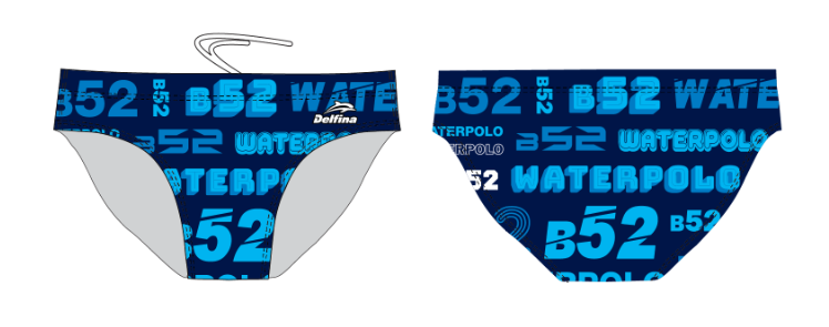 B52 Water Polo Male Suit
