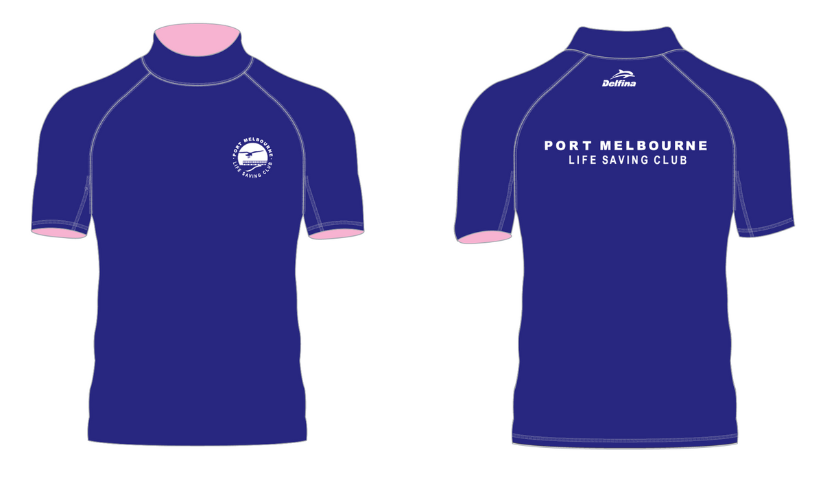 Port Melbourne LSC Short Sleeve Rashie