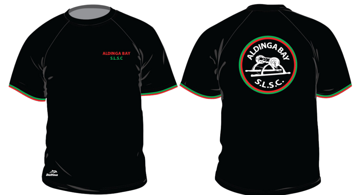 Aldinga SLSC Active Tee Large Logo