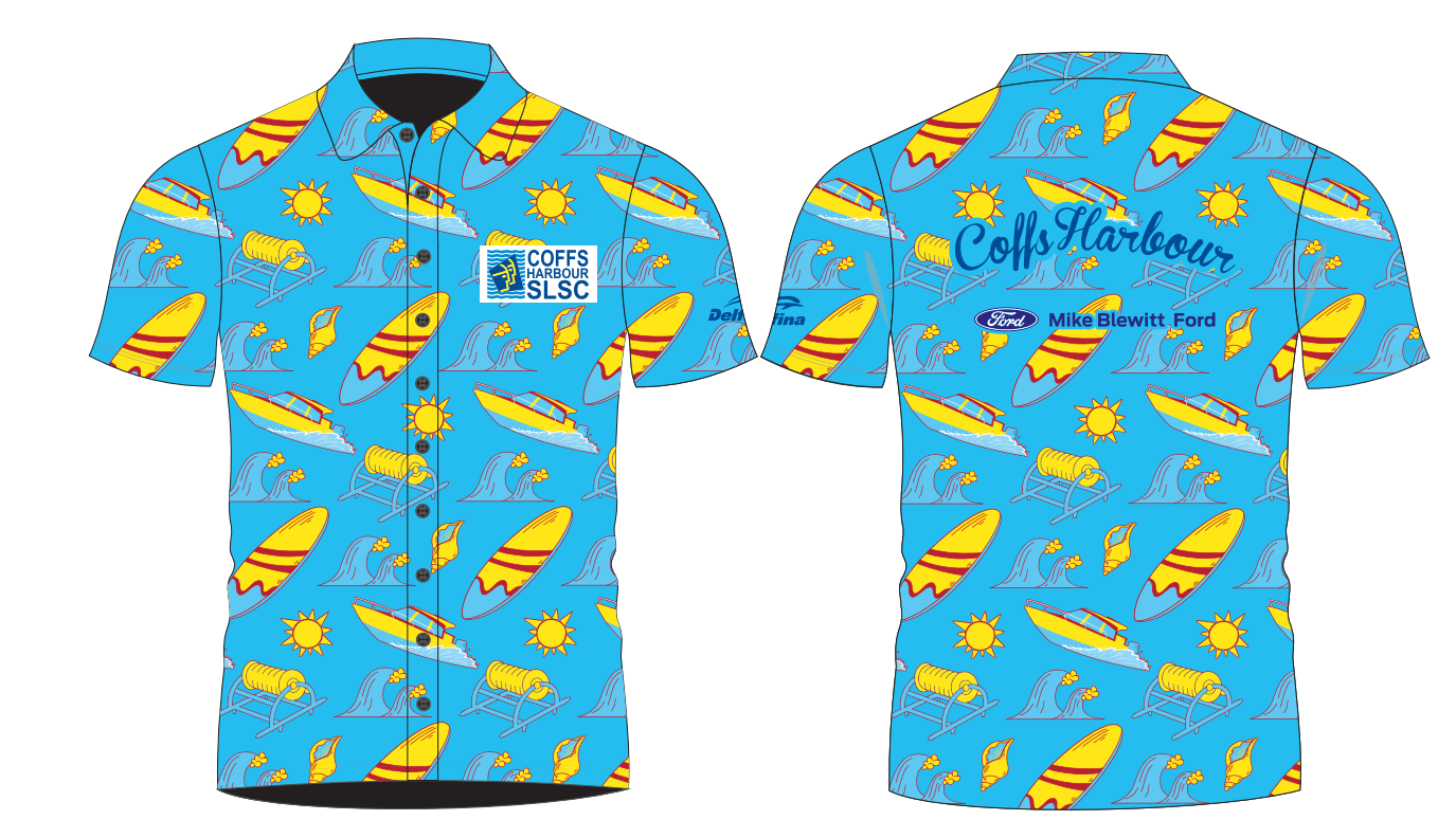 Coffs Harbour SLSC Party Shirt