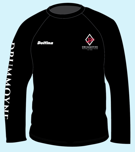 Drummoyne WP Cotton Long Sleeve Shirt - Black