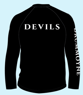 Drummoyne WP Cotton Long Sleeve Shirt - Black
