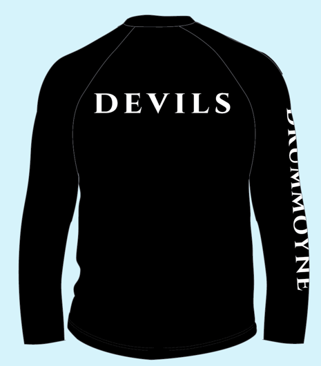 Drummoyne WP Cotton Long Sleeve Shirt - Black