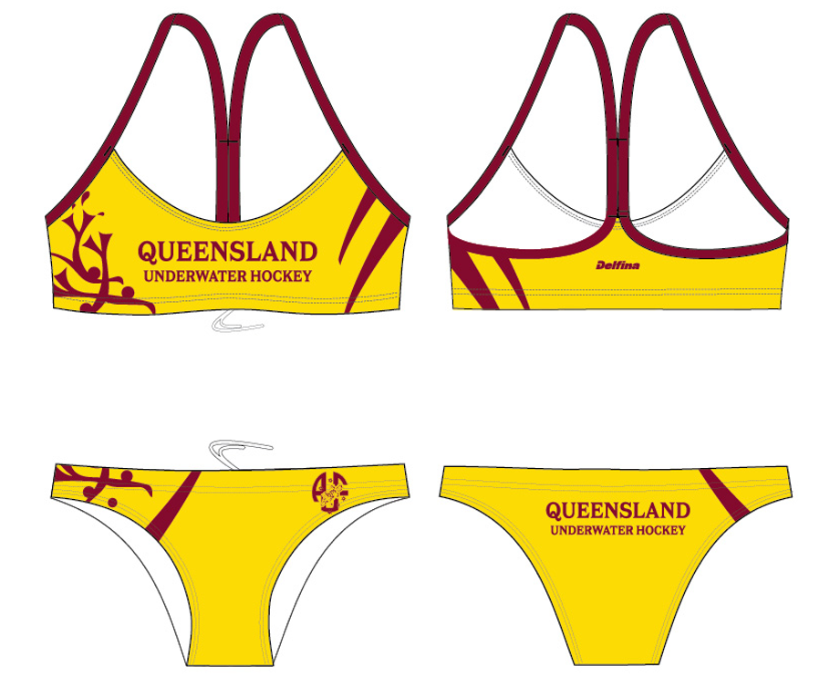 UWH Queensland Training Bikini Top/ Bottom