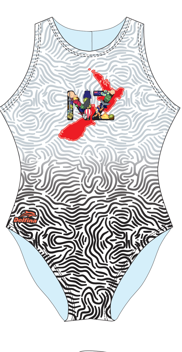 New Zealand Icons Water Polo Suit