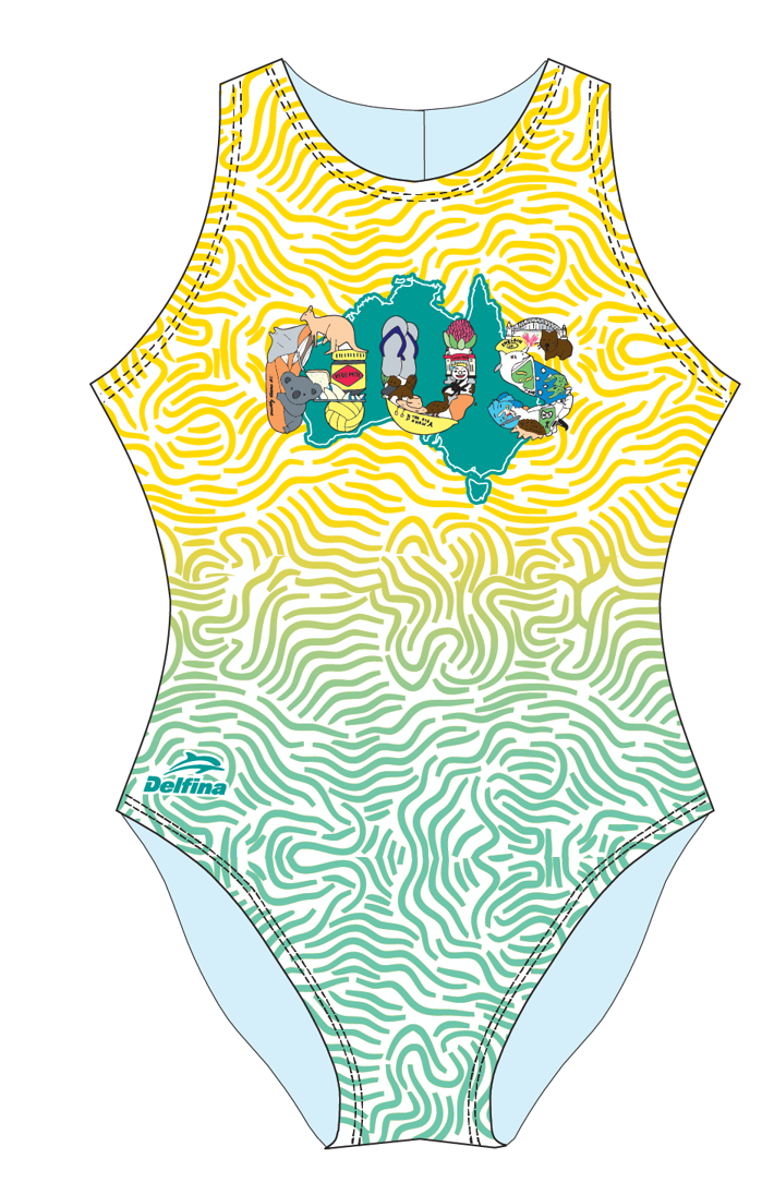 Australia Icons Water Polo Suit