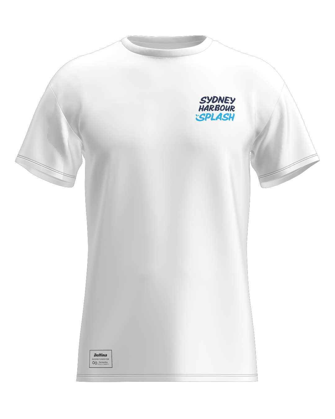 Sydney Harbour Splash: Unisex Cotton Tee (WHITE)