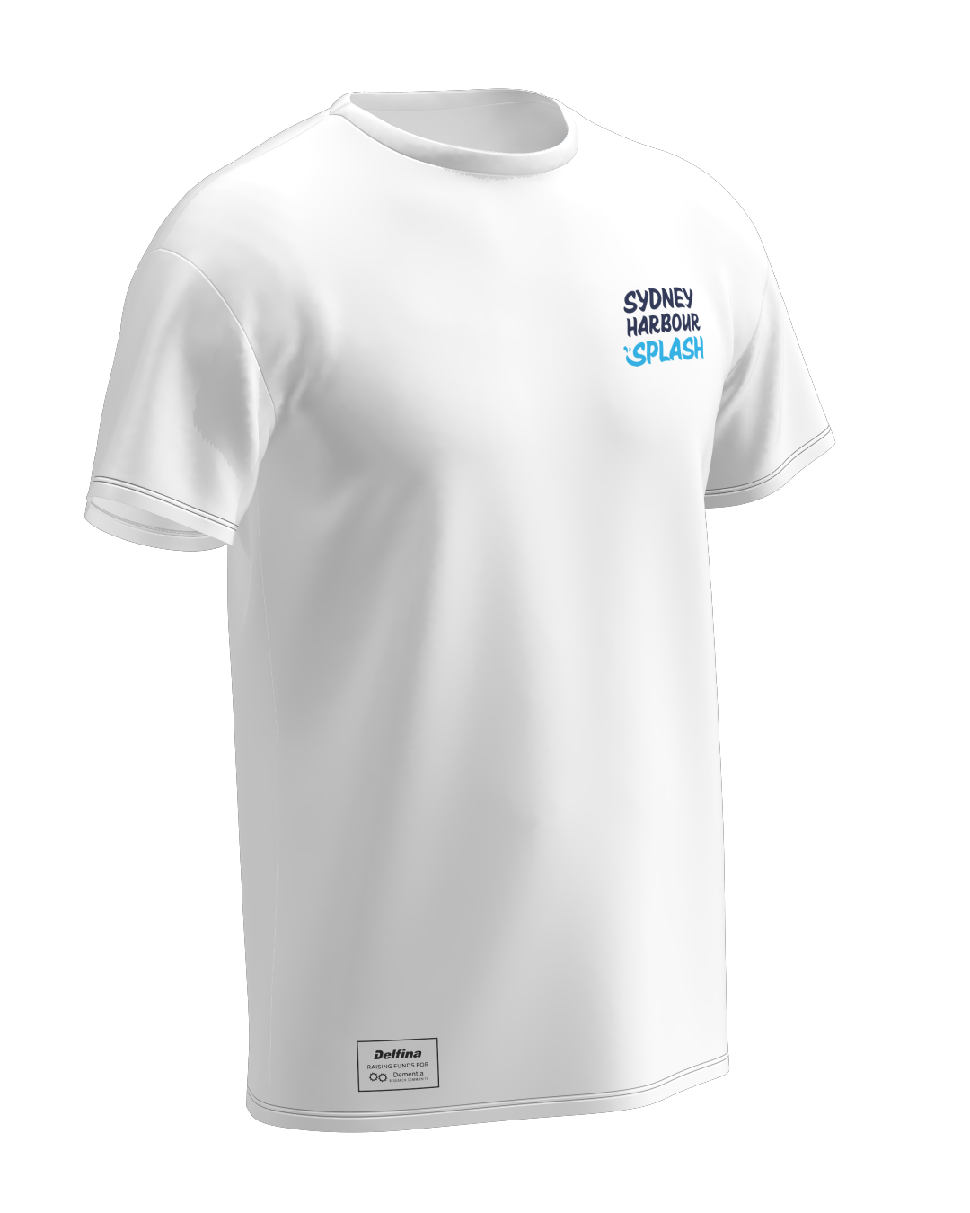 Sydney Harbour Splash: Unisex Cotton Tee (WHITE)