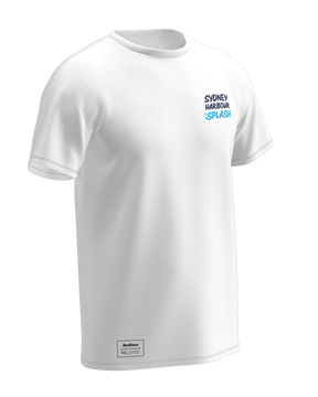 Sydney Harbour Splash: Unisex Cotton Tee (WHITE)