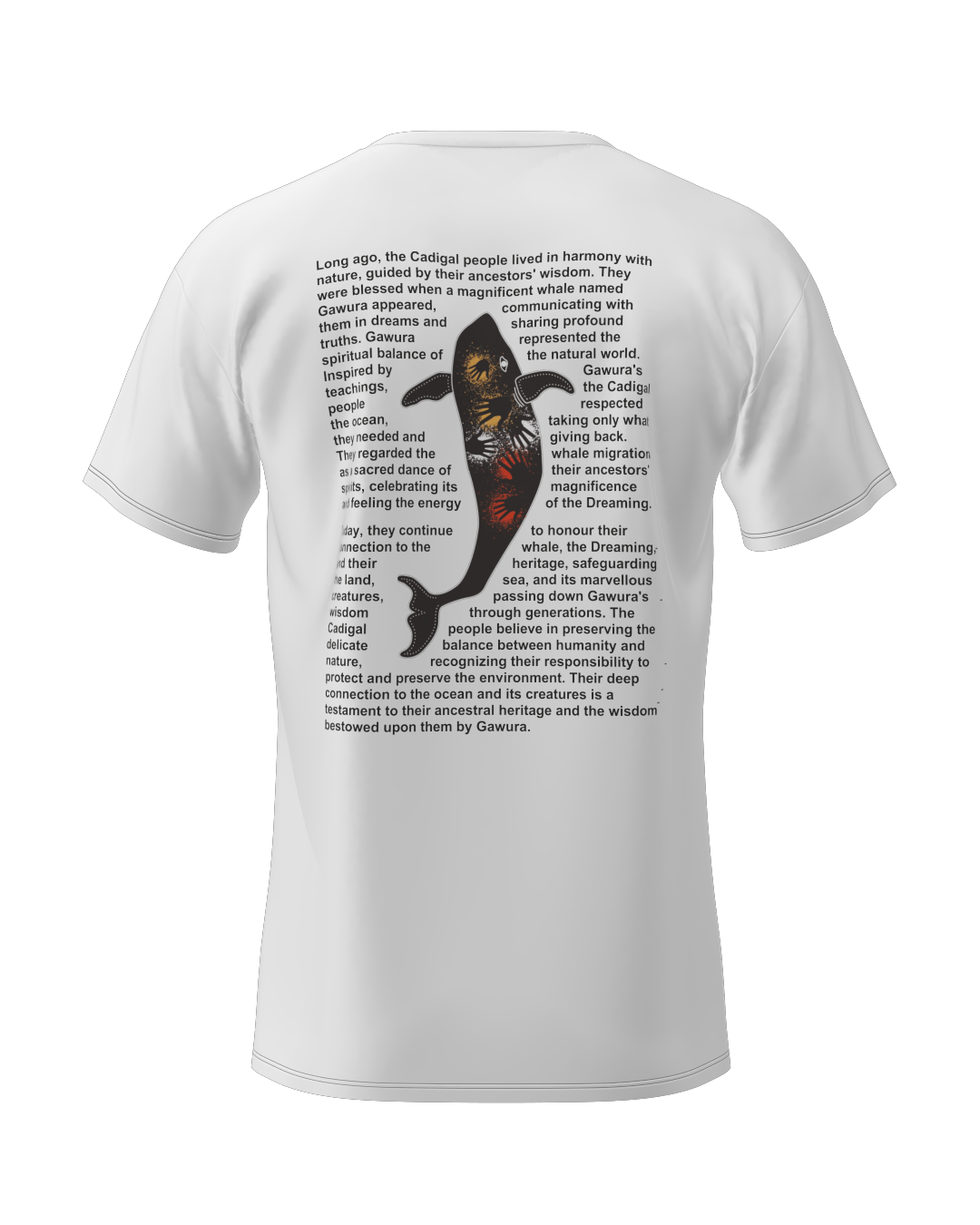 Sydney Harbour Splash: Unisex Cotton Tee (WHITE)