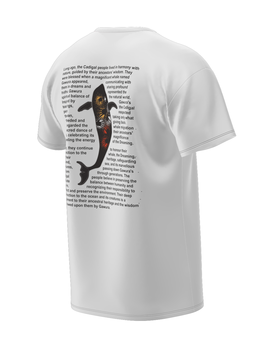 Sydney Harbour Splash: Unisex Cotton Tee (WHITE)