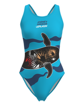 Sydney Harbour Splash: Female X-back One-Piece
