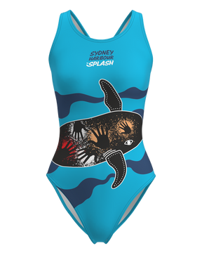 Sydney Harbour Splash: Female X-back One-Piece