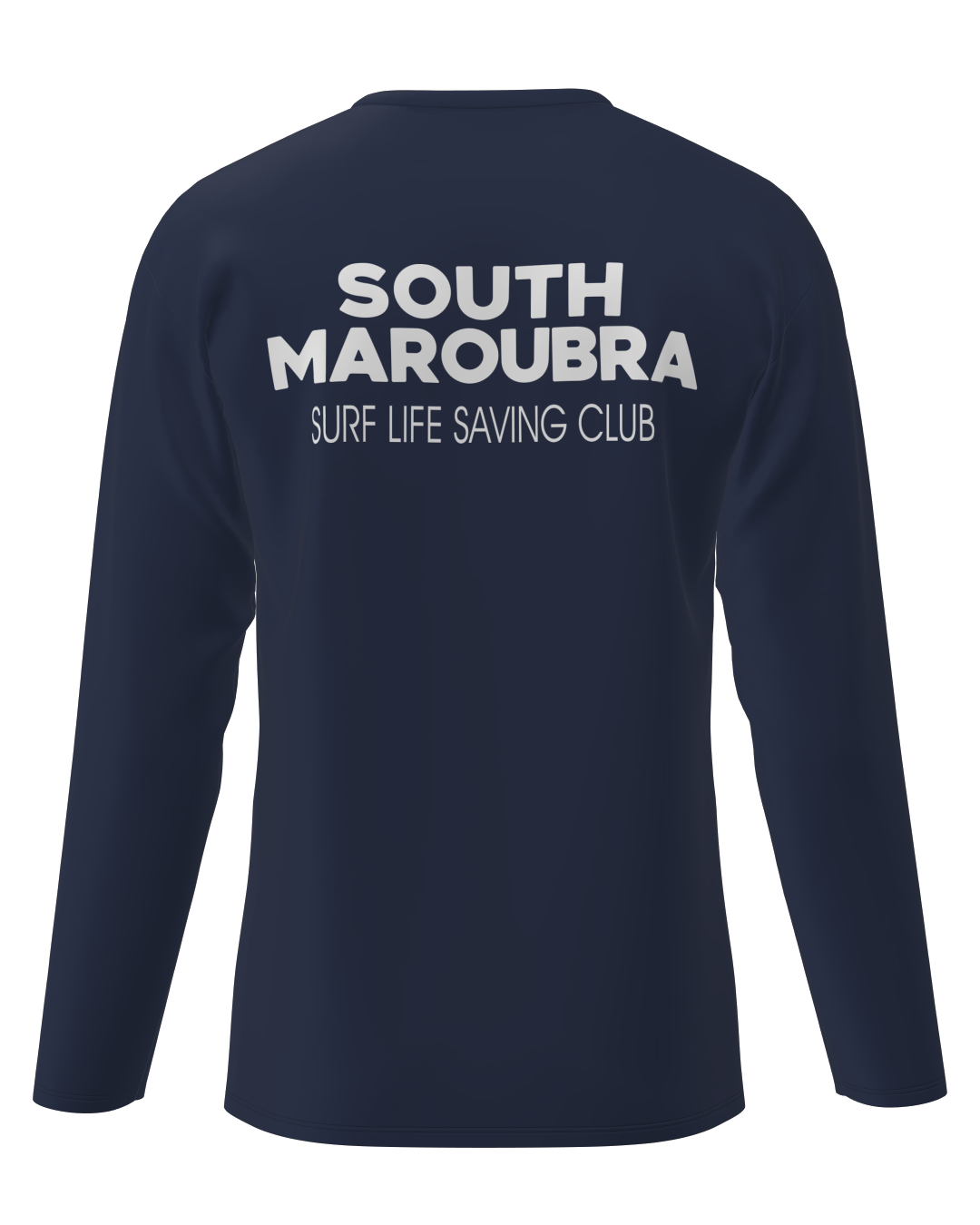 South Maroubra SLSC Long Sleeve Cotton shirt - V- Neck