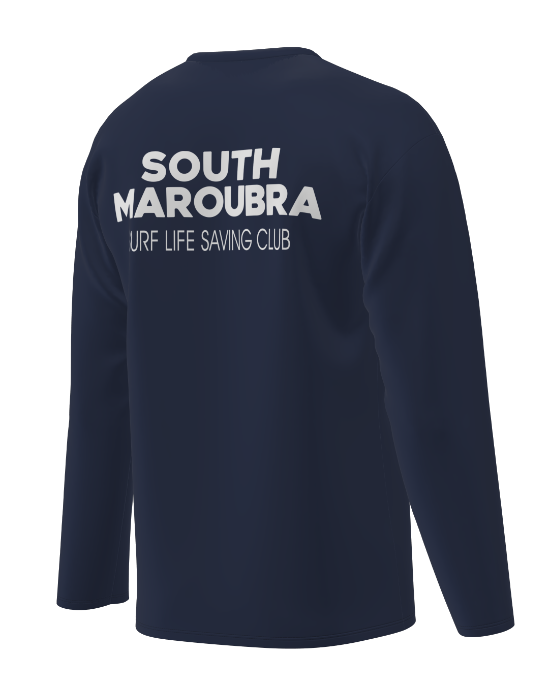 South Maroubra SLSC Long Sleeve Cotton shirt - V- Neck