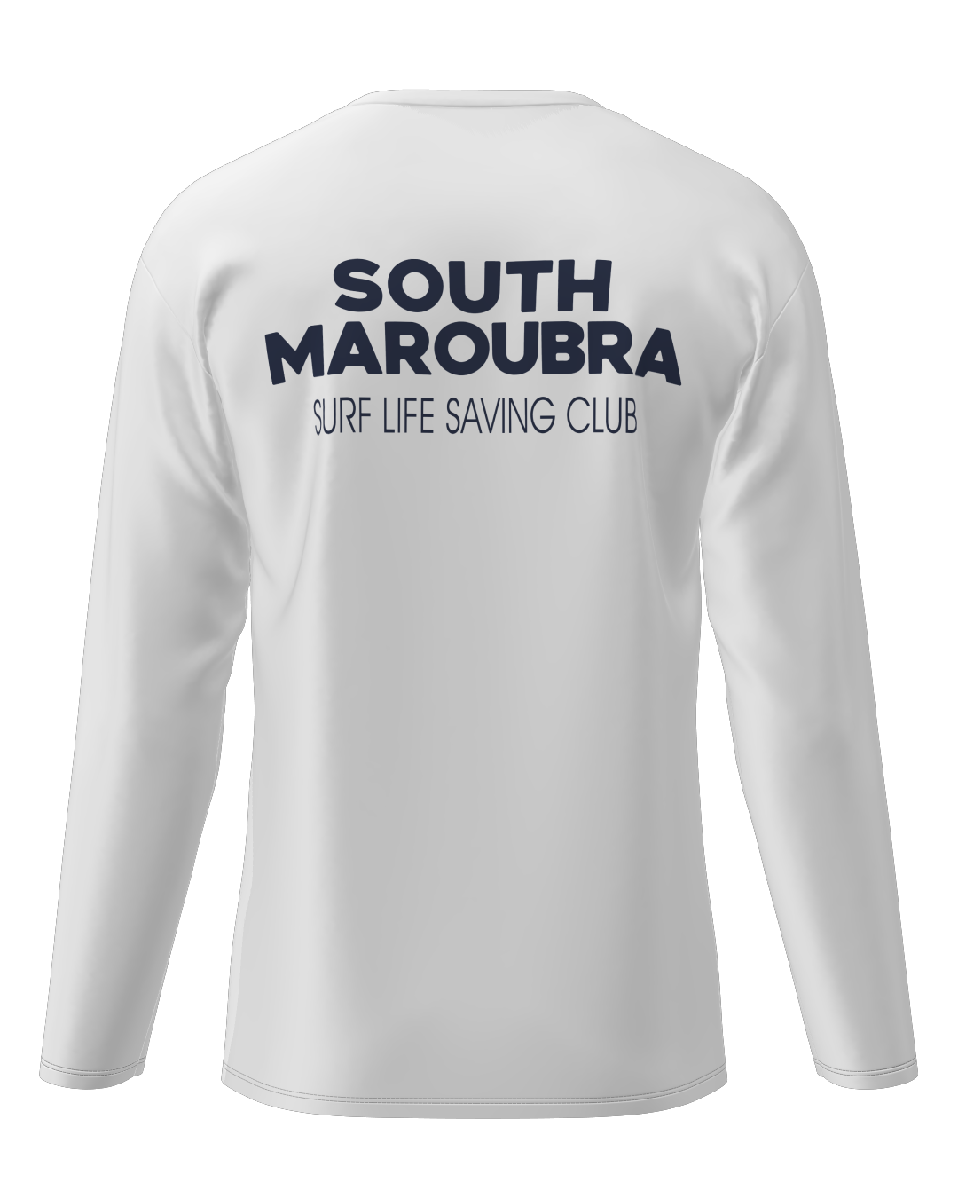 South Maroubra SLSC Long Sleeve Cotton shirt -Crew Neck