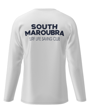 South Maroubra SLSC Long Sleeve Cotton shirt -Crew Neck