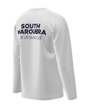 South Maroubra SLSC Long Sleeve Cotton shirt -Crew Neck