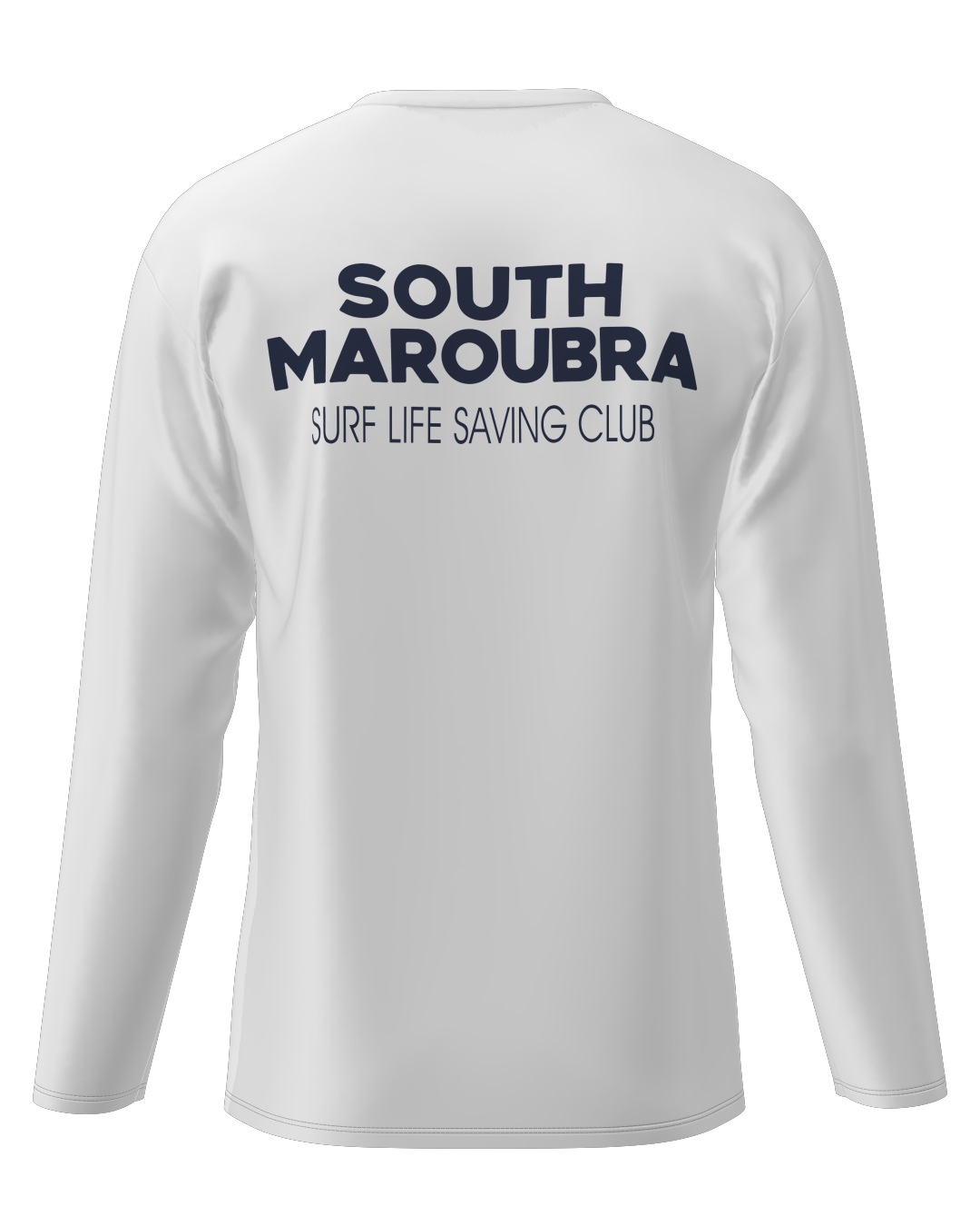 South Maroubra SLSC Long Sleeve Cotton shirt - V- Neck