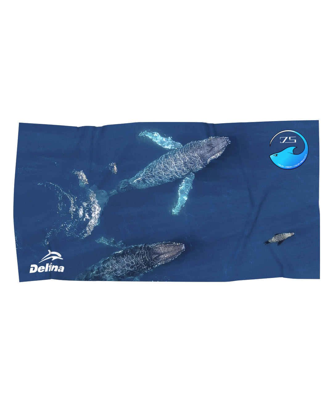 NEW IN Drone Shark Whales & Seal Towel