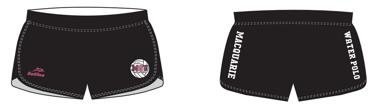 Macquarie Uni Water Polo Active Female Short