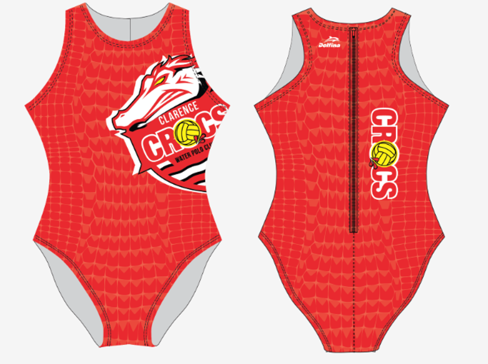 Clarence Crocs Water Polo Suit