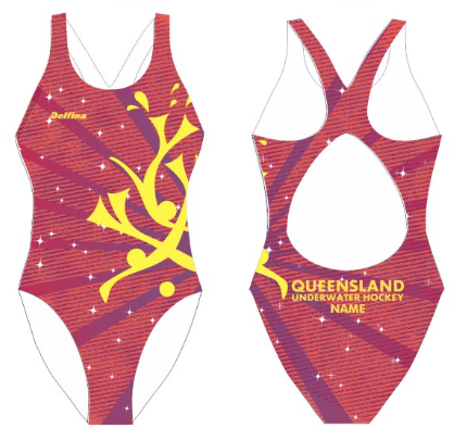 UWH  Queensland Female Swimsuit - X-Back