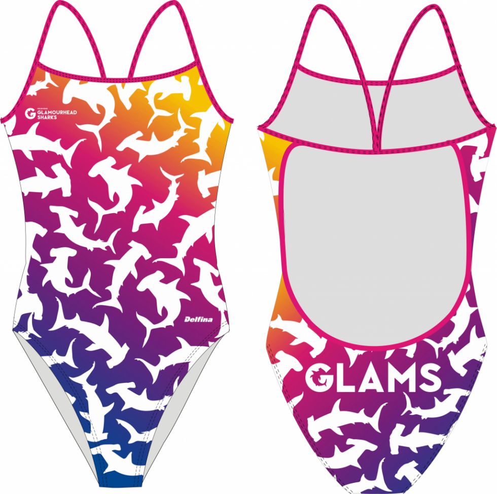 Glamourhead Sharks Womens Eco Lightback