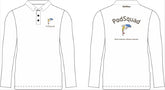 PodSquad Cotton Long Sleeve Polo Shirt