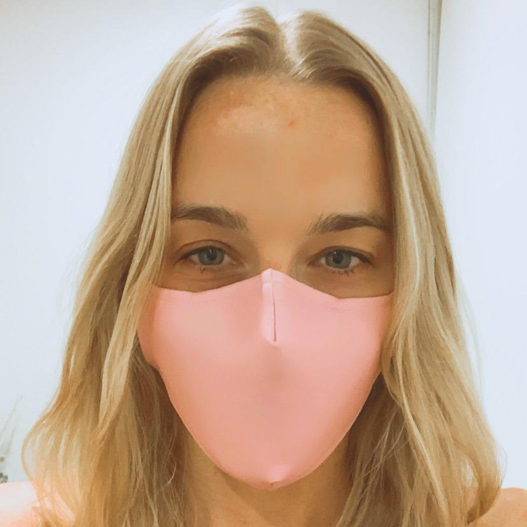 Pink Face Mask