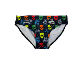 skull swim trunks
