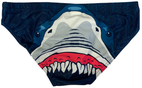 mens swimming briefs shark design