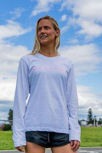 White Pink Long Sleeve