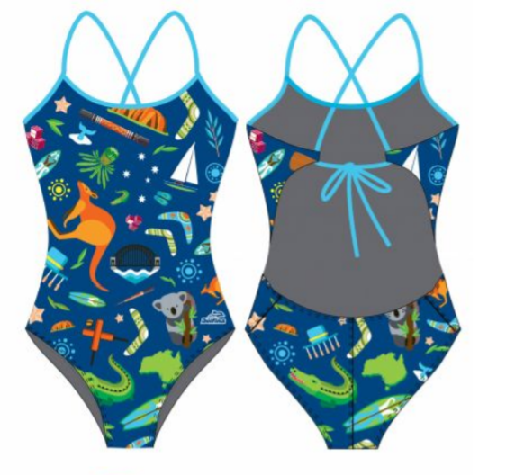 Australia Day Tie Back