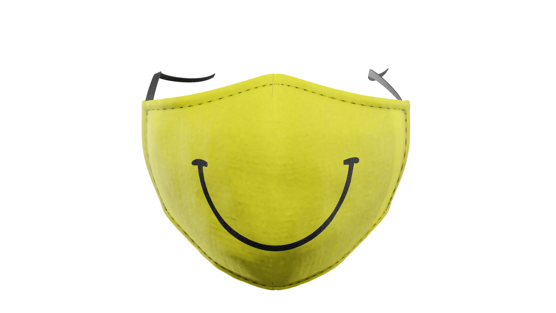 Yellow Smiley Washable Face Mask