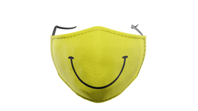 Yellow Smiley Washable Face Mask