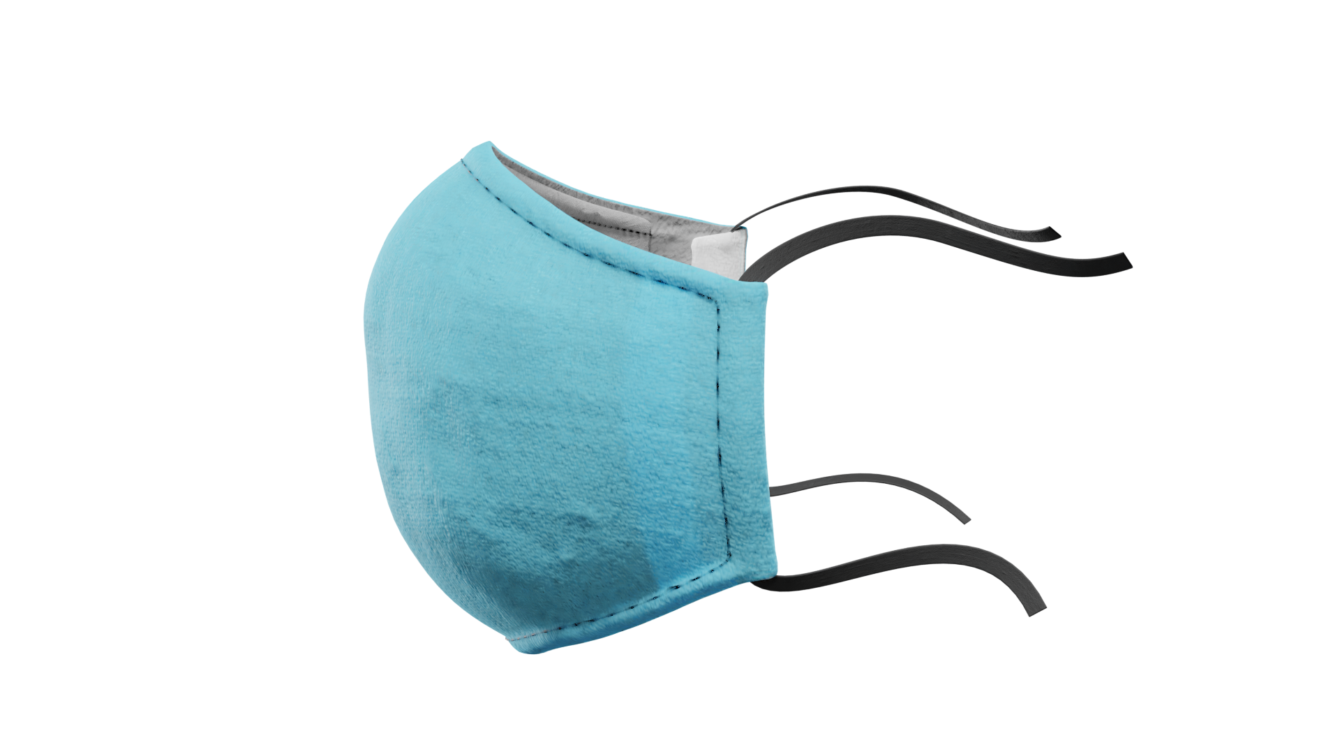 Light Blue Washable Face Mask