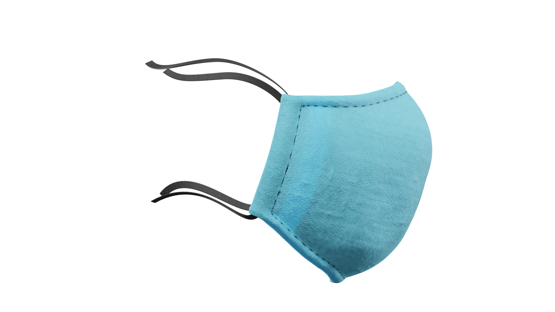 Light Blue Washable Face Mask