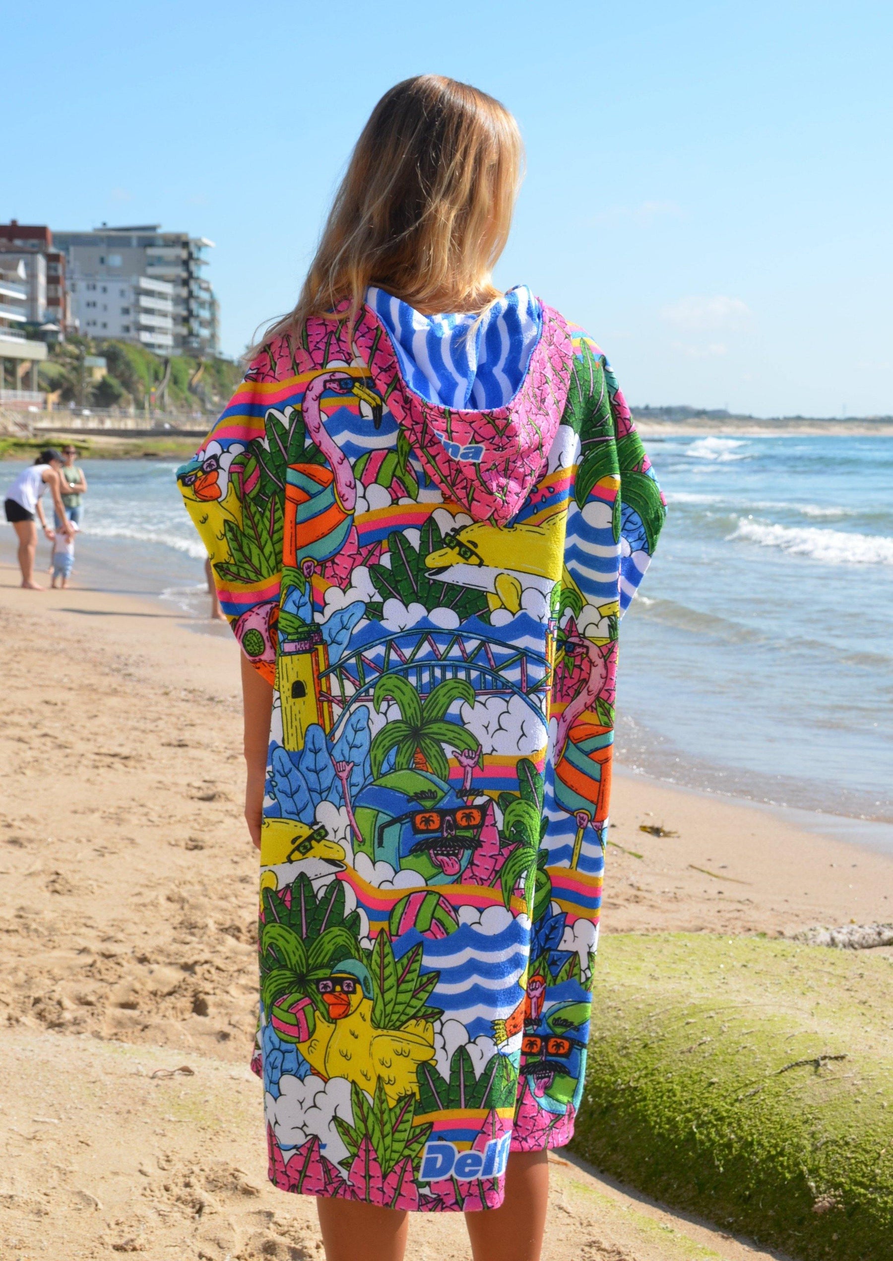 Mulga Colour Hooded Towel