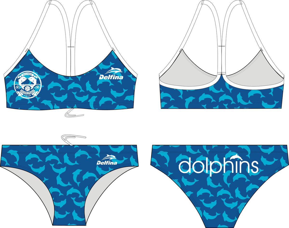 Dolphins Female Tank Bikini