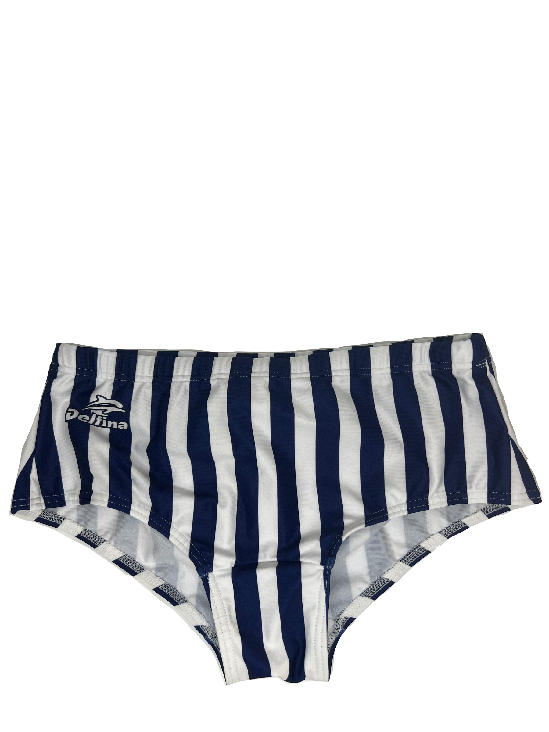 Navy Striped Trunks