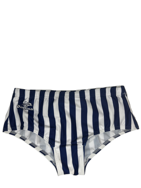 Navy Striped Trunks