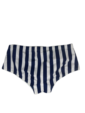 Navy Striped Trunks