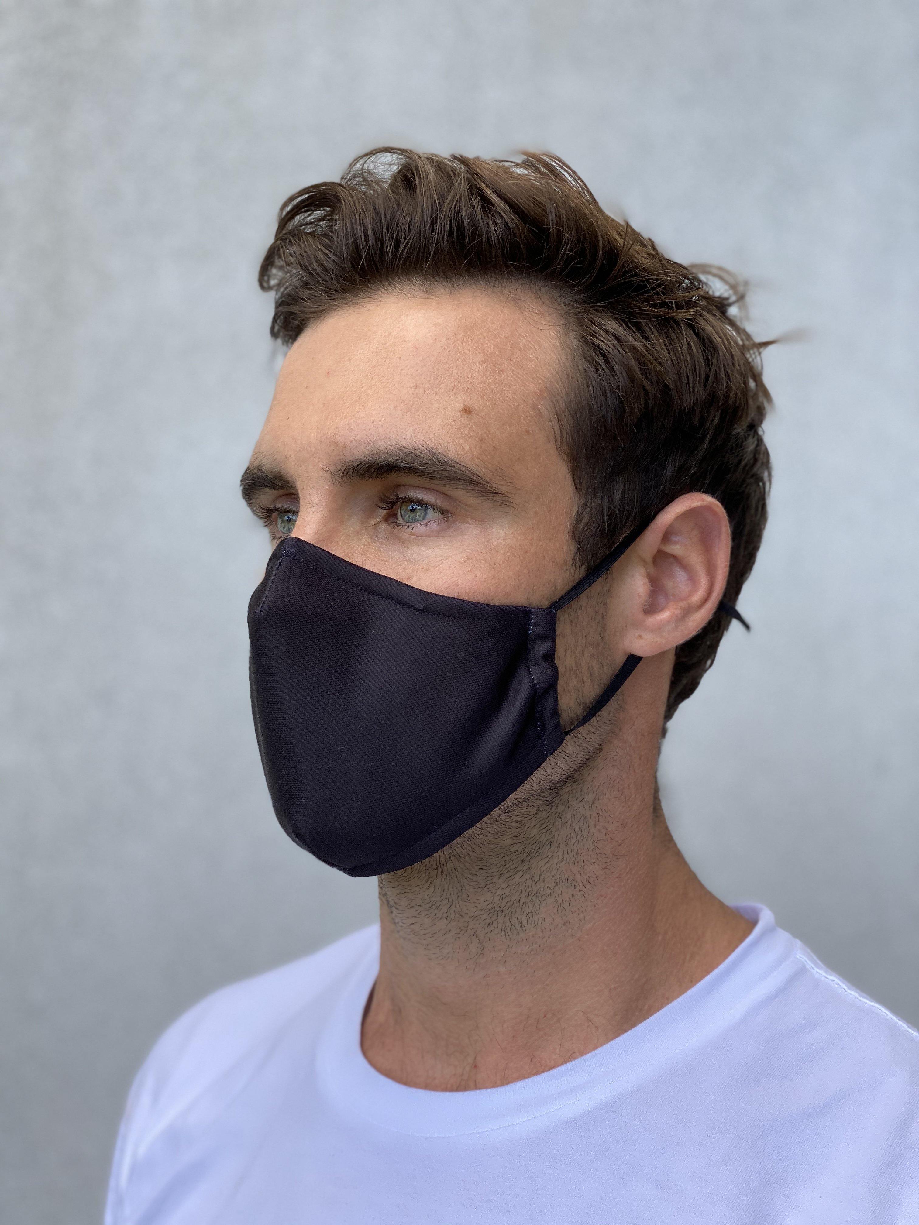 Black Washable Face Mask