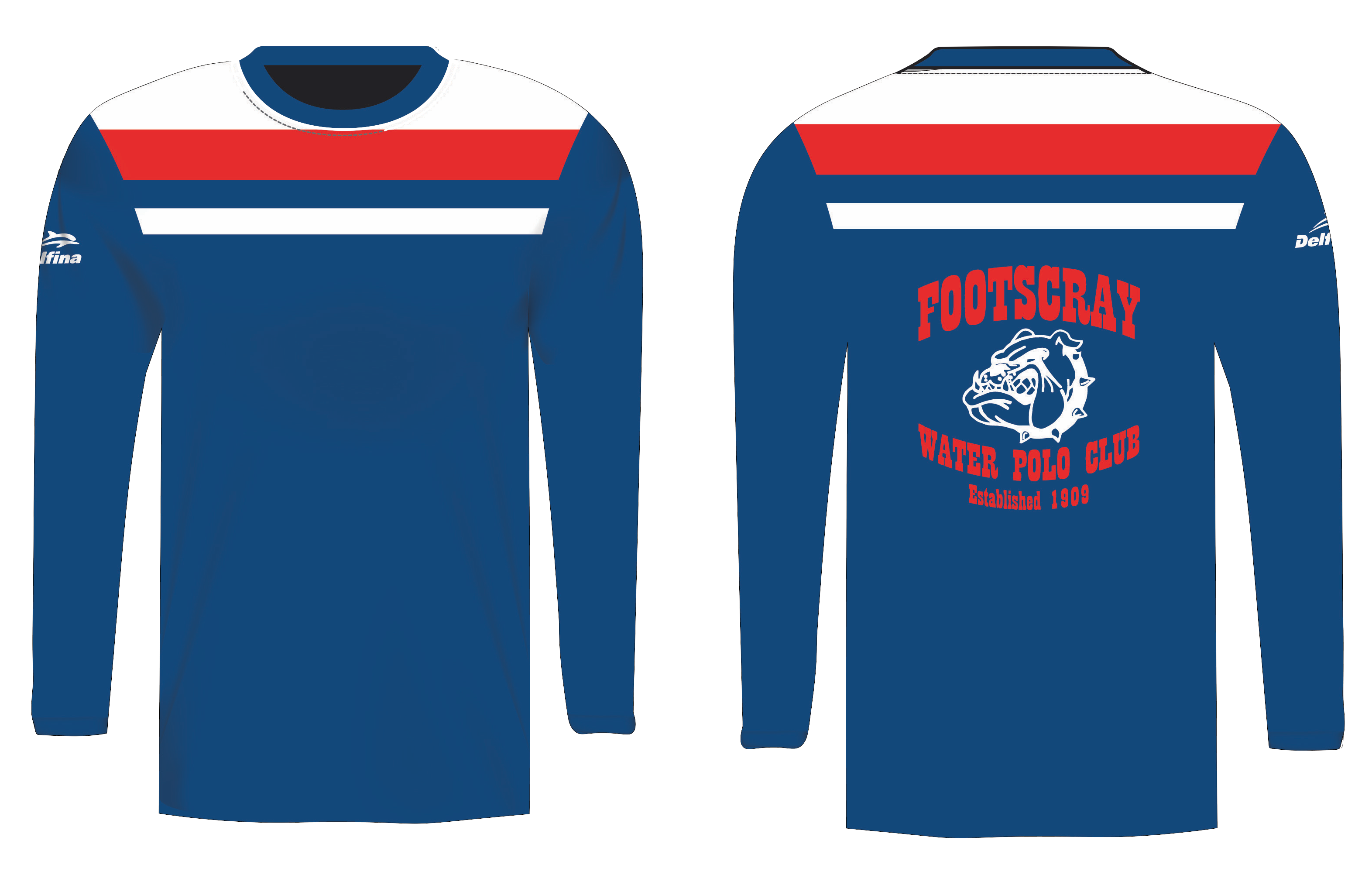 Footscray Long Sleeve Shirt (Blue)