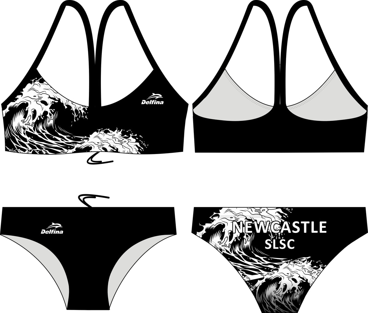 Newcastle SLSC Two Piece