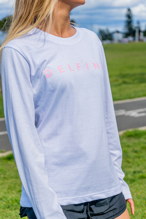 White Pink Long Sleeve