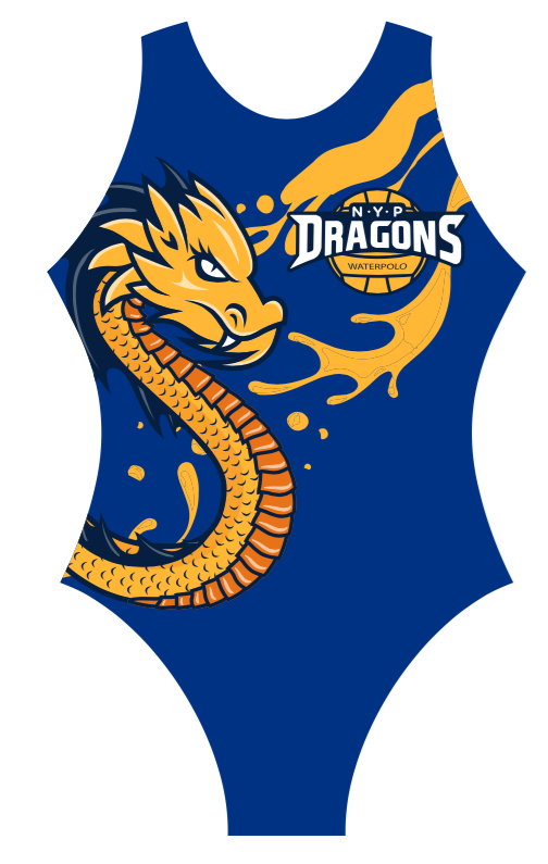 NYP Dragons Waterpolo Suit - Blue