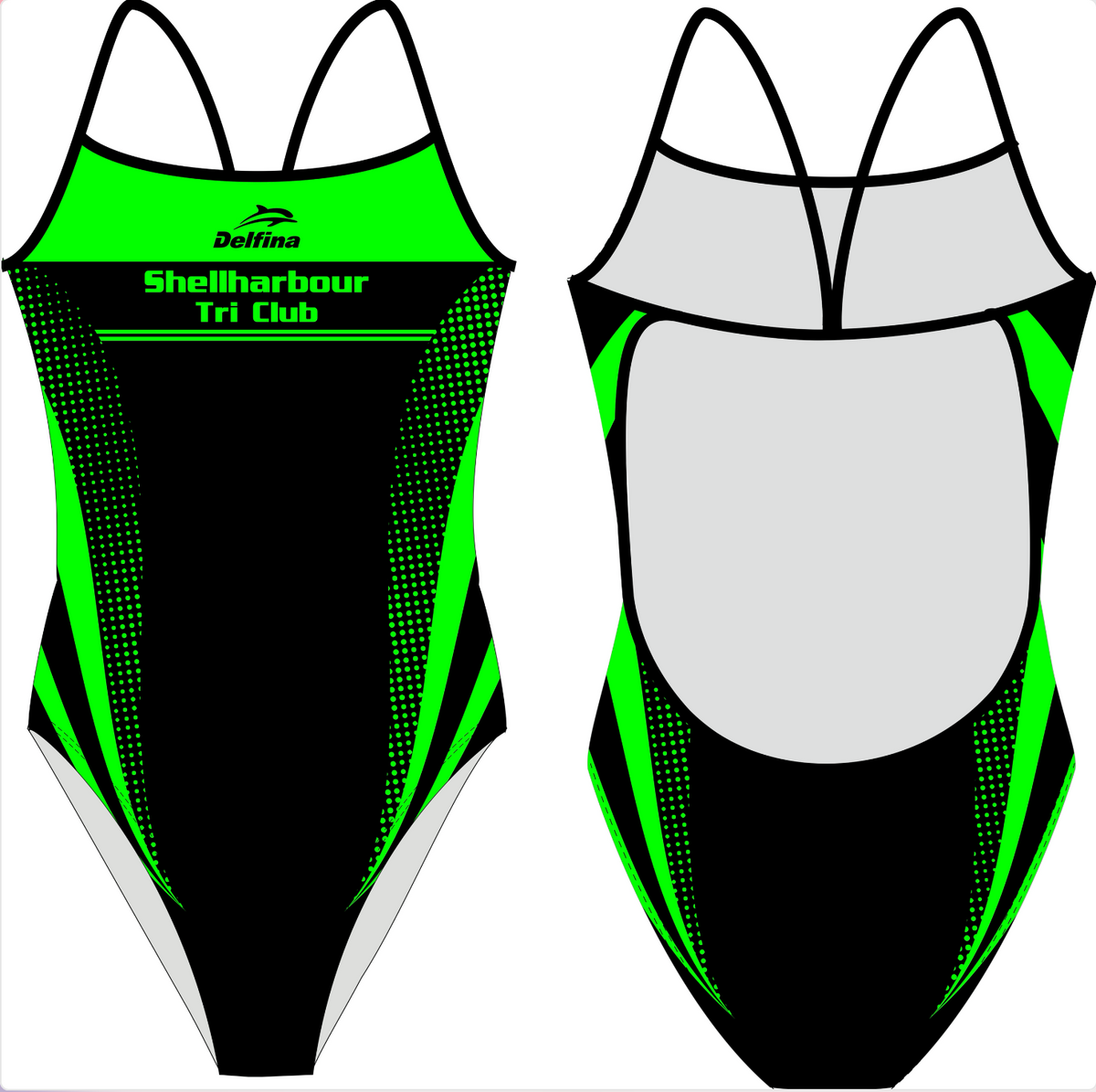 Shellharbour Tri Club Lightback Swimsuit